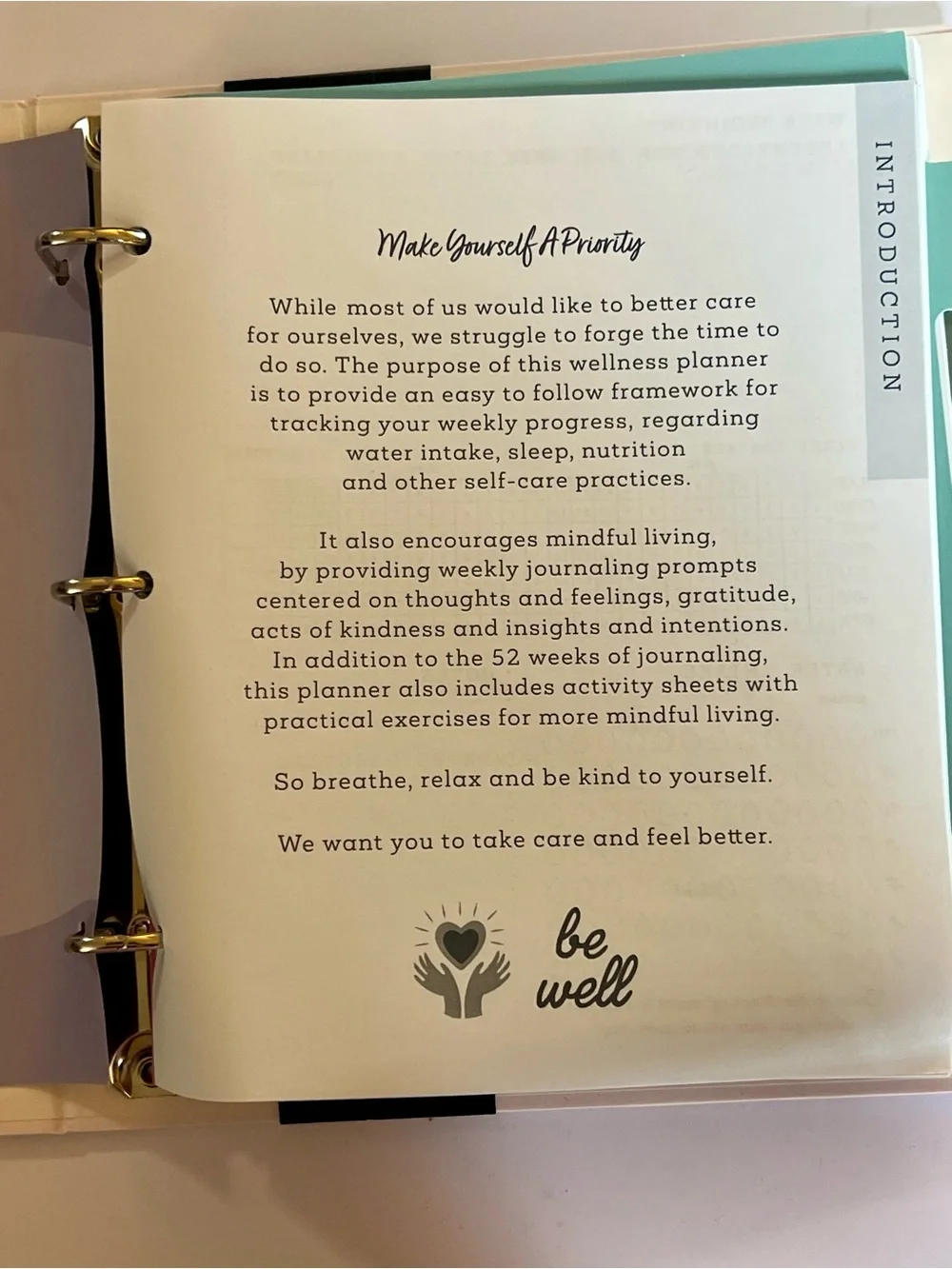 🆕 Pembrook Mindfulness Wellness Planner 52 Week Self Care Journal NWT